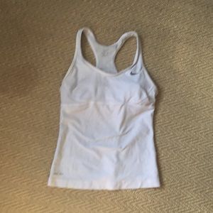 NIKE dry fit top with built in bra